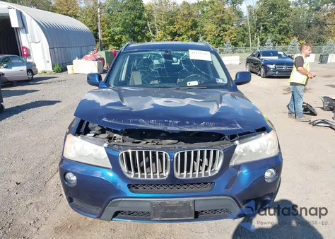 2011 BMW X3 xDrive28I from USA, damaged, VIN 5UXWX5C5XBL714230